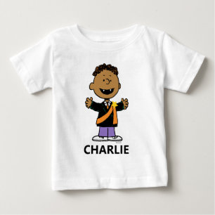 T-shirt Pour Bébé Peanuts Franklin Halloween Vampire