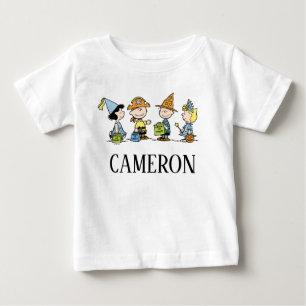T-shirt Pour Bébé Peanuts Halloween Trick or Treaters