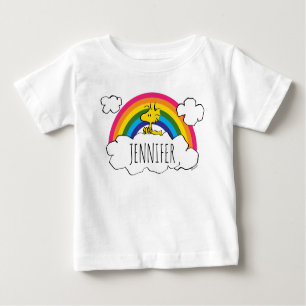 T-shirt Pour Bébé PEANUTS   Pois arc-en-ciel de Woodstock