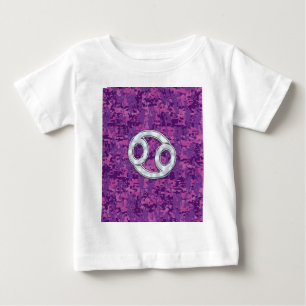 T-shirt Pour Bébé Pearle comme cancer Zodiac Connexion Camo numériq