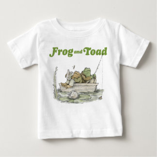 T-shirt Pour Bébé Pêche à la grenouille et au crapaud