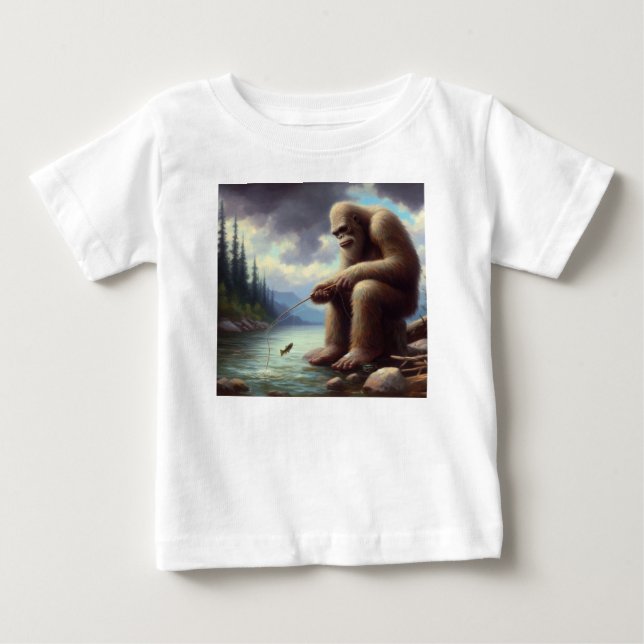 T-shirt Pour Bébé Pêche au gros (Devant)