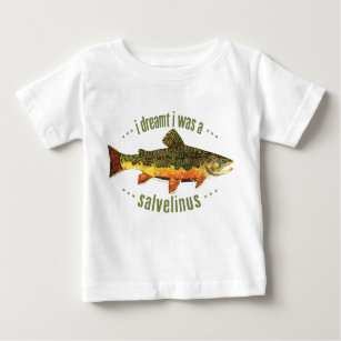 T-shirt Pour Bébé Pêche humoristique à la truite
