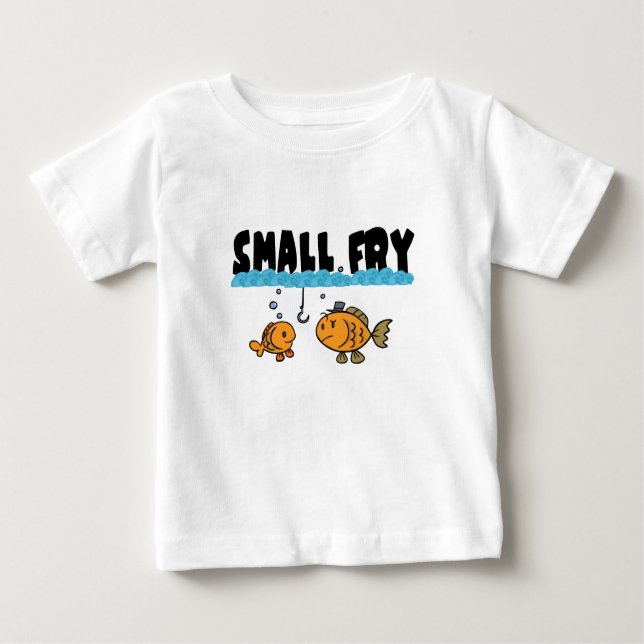 T-shirt Pour Bébé Pêche Petite alevine (Devant)