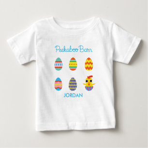 T-shirt Pour Bébé Peekaboo Grange Pâques OEufs de Pâques 2