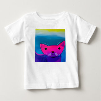 T-shirt Pour Bébé Peindre Mon Kitty