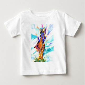 T-shirt Pour Bébé Peinture abstraite faite main de seigneur Krishna