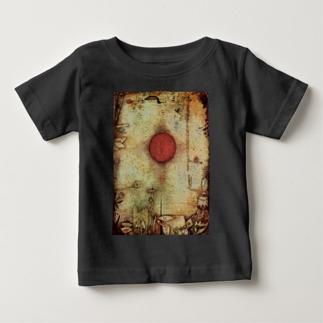 T-shirt Pour Bébé Peinture Ad Marginem de Paul Klee (Devant)