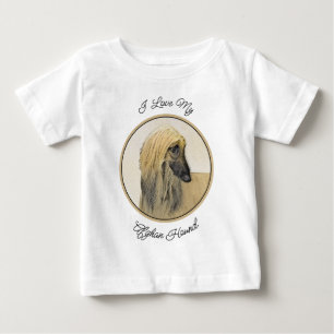 T-shirt Pour Bébé Peinture de la hache afghane - jolie art original 