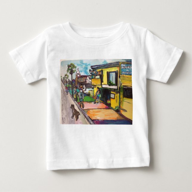 T-shirt Pour Bébé Peinture occidentale clé (Devant)