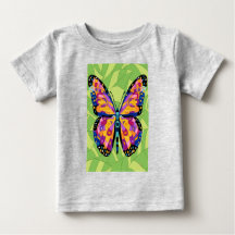 Peinture papillon abstraite