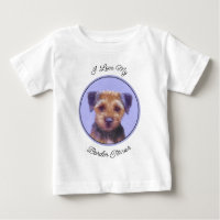 Peinture sur la frontière de Terrier - jolie art o