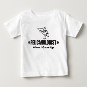 T-shirt Pour Bébé Pélicanologue Drôle Pélican