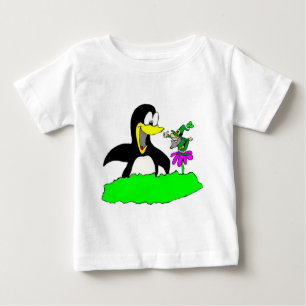 T-shirt Pour Bébé Penguin et Leprechaun