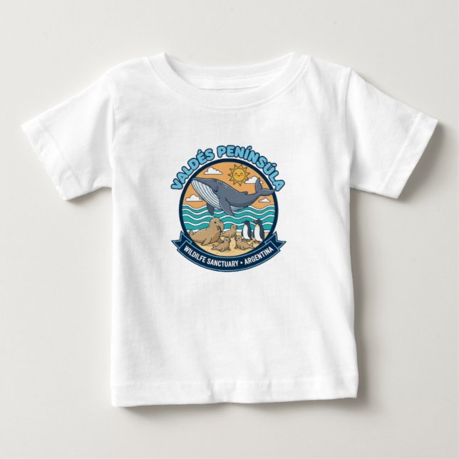 T-SHIRT POUR BÉBÉ PÉNINSULE VALDÈS (Devant)