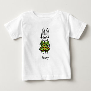 T-shirt Pour Bébé Penny le lapin personnalisé