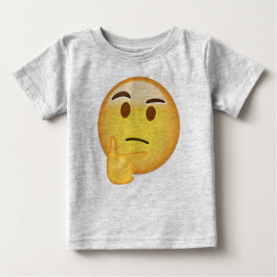 T-shirt Pour Bébé Penser face Emoji