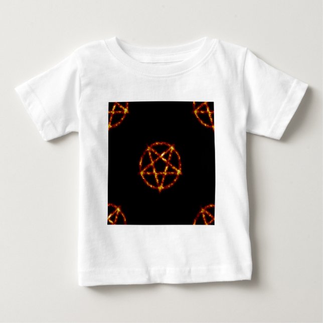 T-shirt Pour Bébé pentagramme (Devant)