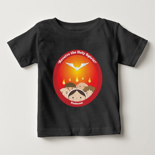 T-shirt Pour Bébé Pentecôte Saint-Esprit (Devant)