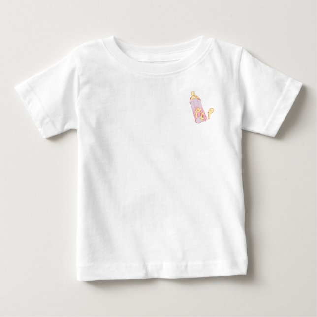 T-shirt Pour Bébé Pepperoni de bébé (Devant)