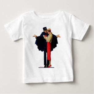 T-shirt Pour Bébé Perdu à Paris