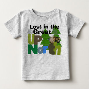 T-shirt Pour Bébé Perdu Dans Le Grand Haut-Nord