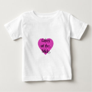 T-shirt Pour Bébé Père de la mariée