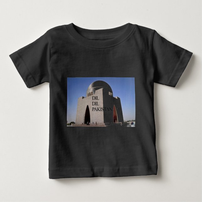 T-shirt Pour Bébé Père de la Nation : Mazar-e-Quaid (Devant)