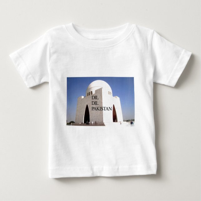 T-shirt Pour Bébé Père de la Nation : Mazar-e-Quaid (Devant)