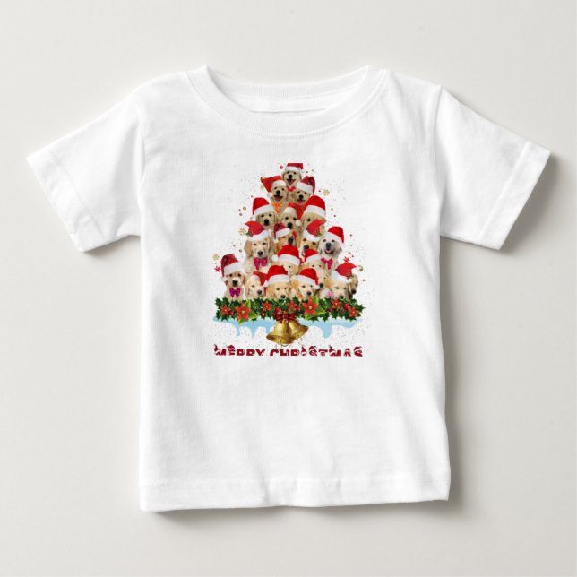 T-shirt Pour Bébé Père Noël (Devant)