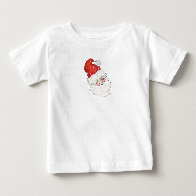 T-shirt Pour Bébé Père Noël Baby (Devant)