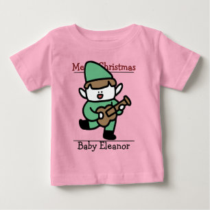 T-shirt Pour Bébé père Noël. bébé premier bébé de Noël