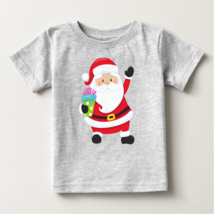 T-shirt Pour Bébé Père Noël, Cadeaux, Cadeaux, Noël, Noël, Noël