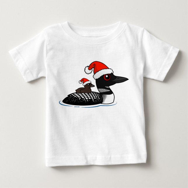T-shirt Pour Bébé Père Noël Loon (Devant)