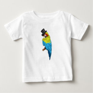 T-shirt Pour Bébé Perroquet avec cylindre
