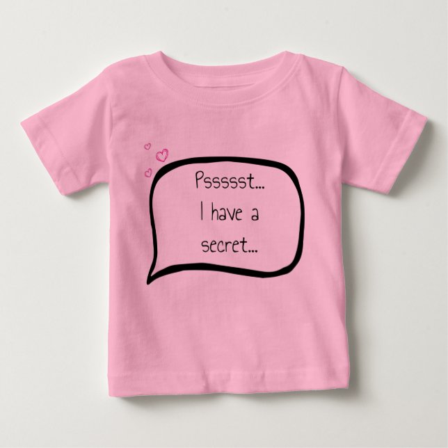 T-shirt Pour Bébé Personalizable Big Sister announcement (Devant)