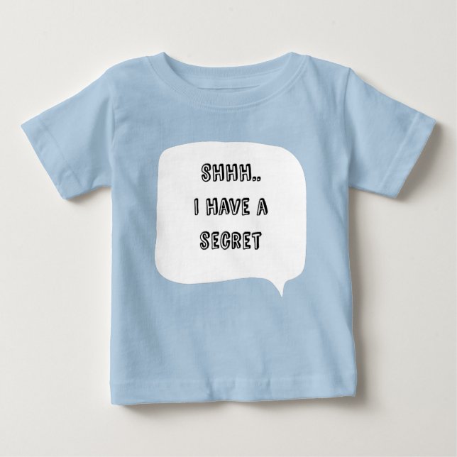 T-shirt Pour Bébé Personalized I have a secret, big brother (Devant)