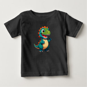 T-shirt Pour Bébé Personnage de bébé dinosaure pour les enfants