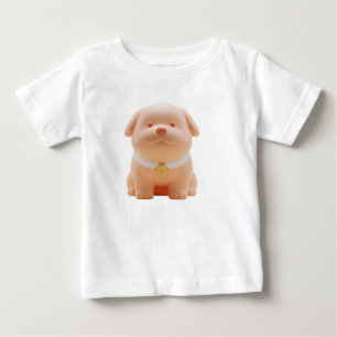 T-shirt Pour Bébé Personnage de chiot stylisé