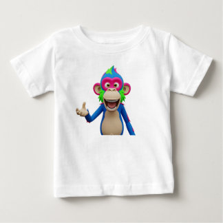 T-shirt Pour Bébé Personnage de singe riant