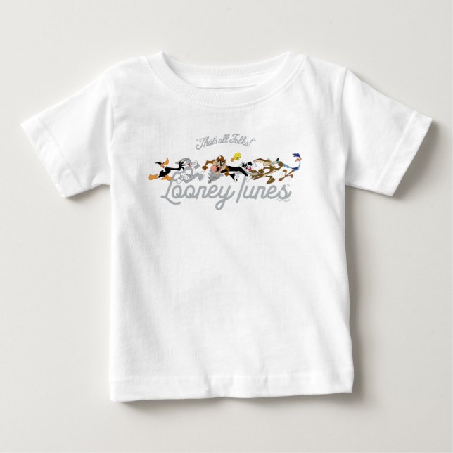 T-shirt Pour Bébé Personnages de LOONEY TUNES™ en course (Devant)