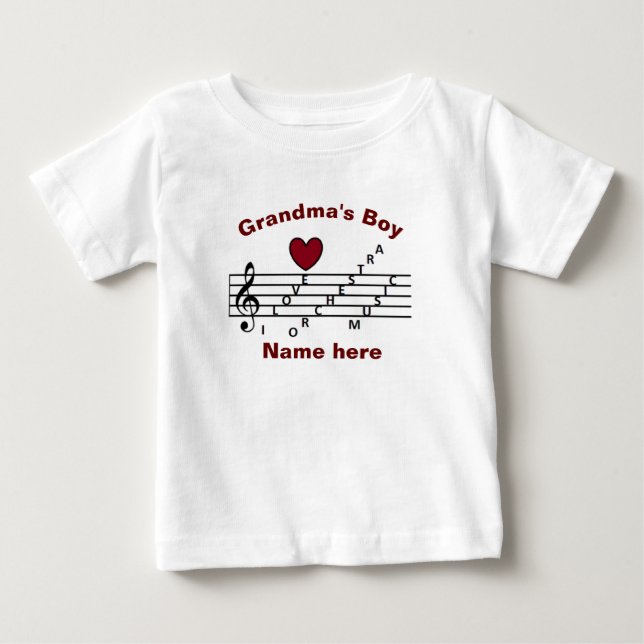 T-shirt Pour Bébé Personnalisé (Devant)