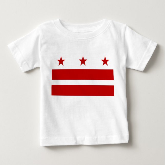 T-shirt Pour Bébé Personnalisé à Washington DC (Devant)