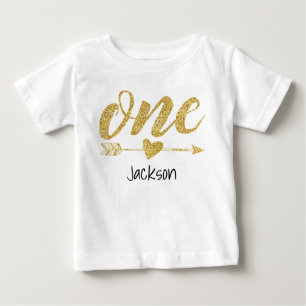 T-shirt Pour Bébé Personnalisé d'un an