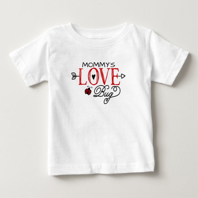 T-shirt Pour Bébé Personnalisé "Love Bug" - Enfants / (Devant)