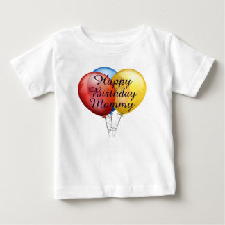 T-shirt Pour Bébé Personnalisé mignon Joyeux Anniversaire maman bébé