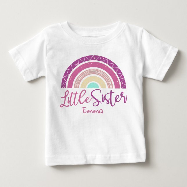 T-shirt Pour Bébé Personnalisé Petit (Devant)