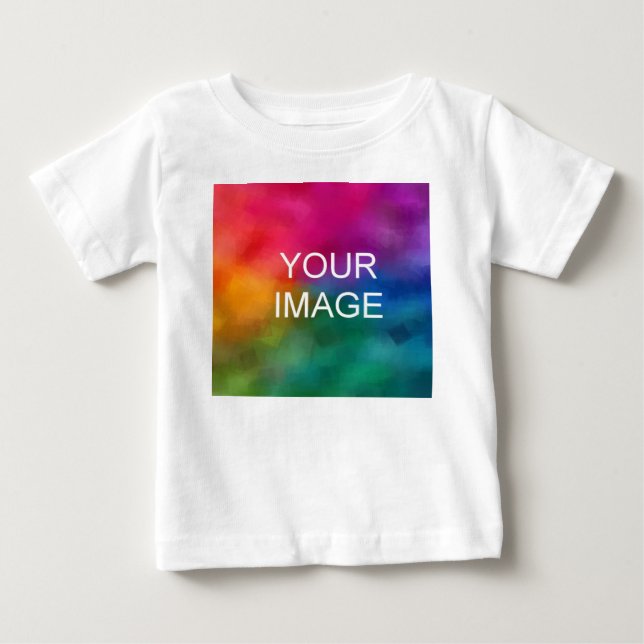 T-shirt Pour Bébé Personnaliser Elegant Blanc Couleur Modèle tendanc (Devant)