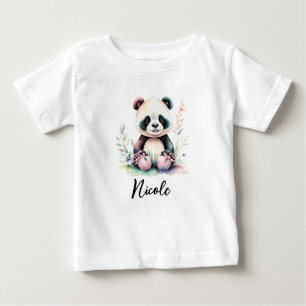 T-shirt Pour Bébé Personnaliser Enfants Bébé Panda Ours