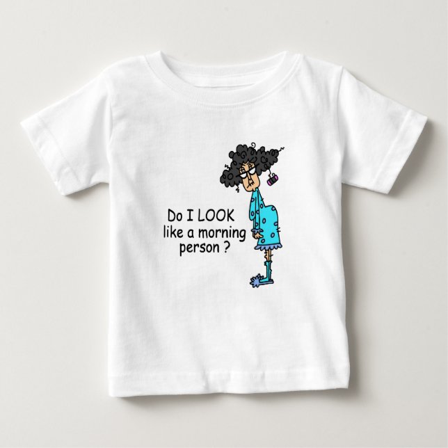 T-shirt Pour Bébé Personne Du Matin (Devant)
